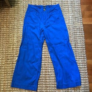 Anthropologie Maeve Collette Linen cropped pants